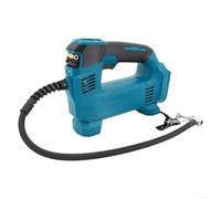 Bomba de aire portátil de iones de litio de 18 V, funciona con pilas, función de parada automática, resistente a la disipación de calor, inflador inalámbrico para neumáticos de coche, bicicletas