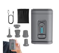 Bomba de Aire portátil, inflador Recargable USB, Flujo de Aire de Alta Velocidad 200L min, batería de 1200 mAh, señal de luz Ligera, Bomba de colchón de Aire compacta para, flotadores de la pi