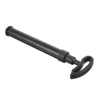 Bomba de Aire Portátil para Bicicleta y Coche, Ligera Negra | Plástico y Metal, Resistente a Alta Presión, Diseño Fácil de Usar, Incluye Rack para Reparación en Casa
