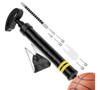 Bomba de aire portátil para globos, bomba de globo para globos deportivos, bomba de aire para globos deportivos de ejercicio, kit completo de bomba de mano versátil con 4 agujas para fútbol