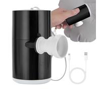 Bomba de aire portátil, pequeña bomba de inflado, Luz recargable para bomba de inflado eléctrica, Bomba de aire para inflado rápido y desinflado para aventuras al aire libre para globos
