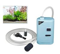 Bomba de aire portátil silenciosa USB para peceras, aireador de agua ajustable para plantas, reptiles, hidroponía, piscina, estanque, mariscos, acuicultura, camarones