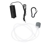 Bomba de Aire Portátil USB para Acuario, 1w, Abs y Cobre, Negra | 5v 1a, Gancho Incluido Aleatorio, Ligera, Pequeña y Resistente Color Aleatorio