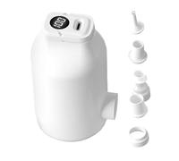 Bomba De Aire Recargable | Pantalla Digital Compacta Recargable 4500Pa,Inflador Eléctrico,para Camas Inflables, de Piscina, Anillos de Natación, Bolsas al Vacío, Camping, Playa