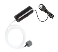 Bomba de aire USB para acuario, oxigenadora silenciosa para pecera con tubo de 1 m, portátil para pesca
