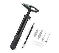 Bomba de Baloncesto - 156g Acero Bomba Aire Manual | Herramienta Inflado Rápido - Inflador Antideslizante para Pelotas Globos Inflables Ideal para Niños Adultos Uso Hogar Entrenamiento