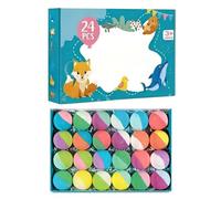 Bomba de baño de 24 uds: sal marina, silicona |2026 Nueva bola de baño con dentro, Bola hecha a mano para niños, Big Rainbow Cloud B? Bomba, B Balls Toys Basket Stuffers - For Teen Family
