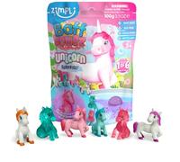Bomba de Baño Sorpresa Unicornio Grande de Zimpli Kids, 6 Juguetes Unicornio Sorpresa para coleccionar, Set de Regalo Efervescente para Niños, Juguete para Rellenar Calcetines, Regalo de Navidad