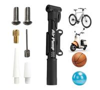 Bomba de bicicleta, bomba de alta presión, portátil, medición del tamaño del del dedo, para fútbol, motocicleta, baloncesto, viajes, ciclismo, calle