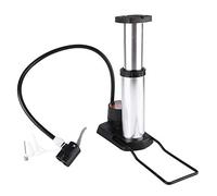 Bomba de bicicleta de pie Bomba de pie Bomba de aire portátil Mini Bicicleta de piso para bicicleta Bomba de bicicleta portátil Neumático de bicicleta para bicicleta eléctrica Bicicleta(White)