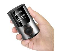 Bomba de Bicicleta, Mini Bomba Bicicleta Eléctrica 120 PSI con Válvulas Presta y Schrader, Bike Pump Portátil con Pantalla LCD Digital, 600mAh