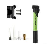Bomba de bicicleta para Presta y válvulas, inflador manual de acero portátil con soporte de montaje, bomba de aire de alta presión de 100 PSI para neumáticos y bolas de ciclismo MTB de carretera