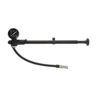 Bomba de Bicicleta Portátil, Bomba de Aire con Manómetro Grande, Aluminio Ligero 257g - Inflado Preciso para Suspensiones y Neumáticos, Válvulas Universales y Durabilidad Alta