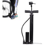 Bomba de Bicicleta portátil | Bomba de Mano Ligera con 3 Burbujas | de Aire Manual Hecha de Metal 32 cm | para Racing Bike E Bike Ball Kayak Camping Ideal para On The Go