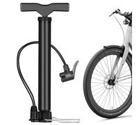 Bomba de Bicicleta portátil de 12, 6 Pulgadas, 120 PSI, con manómetro y pie Escalonado para Scooters/Motocicletas/Pelotas/Juguetes inflables/Kayaks, inflador de Aire
