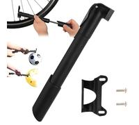 Bomba de bicicleta portátil para bicicleta | Bomba de aire portátil para carretera | Bomba de aire universal con boquilla de aire | Aceptar manual compacto, a prueba de fugas para bicicleta