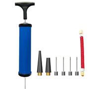 Bomba de bola portátil, kit de inflador de bomba de aire con aguja, boquilla, manguera de extensión, bombas de mano para baloncesto, fútbol, voleibol, waterpolo, rugby, ejercicio, deportes, balón