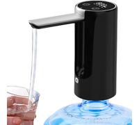 Bomba de botellas de agua: dispensador de agua eléctrico con tres velocidades, bomba automática de agua potable de carga tipo C, bomba de agua potable automática portátil para camping, escuela