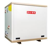 Bomba de calor de tierra o fuente de agua para calefacción por suelo radiante o radiador y refrigeración por bobina de ventilador (6P)