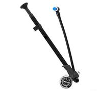 Bomba de choque eficiente de alta presión para bicicleta, 300 PSI, diseñada para horquillas delanteras, suspensiones traseras y neumáticos con diseño ligero (negro)