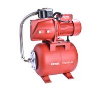 Bomba de chorro EXTOL PREMIUM con depósito de presión, 750 W, 5270 l/h, 3 bar