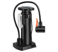 Bomba de ciclo de alta presión, inflador ligero portátil, herramienta de aire manual de aleación duradera, mini bomba compacta de 140 PSI para bicicletas, motocicletas, vehículos eléctricos, scooters