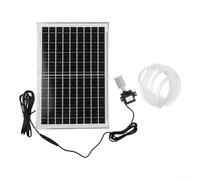 Bomba de circulación de agua solar de 10 W con filtro para estanques de peces, diseño sumergible compatible con entrada de panel solar de 9 V