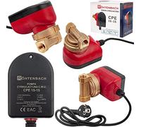 Bomba de Circulación LORAC CPe15-1,5, 1/2" para Agua Sanitaria, Rojo, Metal-Plástico, Circulación de Agua Caliente, Casa de Verano, Parcelas