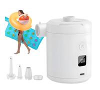 Bomba De Colchón De Aire Portátil: Inflador Inalámbrico Recargable, Herramienta De Soplado 2 En 1 De Llenado Rápido, Flujo De Aire De Alto Volumen, Función De Deflación Compacta | Para Flotadores De C