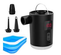 Bomba De Colchón Neumático | Inflador De Colchón Inflable | Compresor Recargable inflado Rápido Lámpara LED para Camping Senderismo