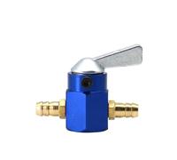 Bomba De Combustible Conjunto 6mm 8mm Motocicleta Carburador Combustible Gasolina Tanque Válvula Conmutación Grifo Llave Purga Interruptor Encendido Apagado(8mm blue)