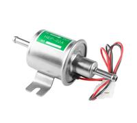 Bomba De Combustible Eléctrica HEP-02A Para Carburador, Motocicleta, ATV, Gasolina, Diésel, En Línea, Presión, 12 V Bomba De Combustible Motor(Plata)