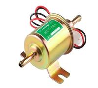 Bomba De Combustible Eléctrica Para Coche De 12 V HEP-02A Para Diésel Gasolina Con Perno Fijación Baja Presión Modificación Universal Carburador Bomba Combustible(Gold 12V)