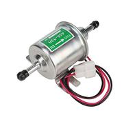 Bomba de combustible Eléctrica Universal, Bomba de Transferencia de 24V, bomba de combustible eléctrica para barco, filtro en línea, gasolina, diésel, repuesto para automóviles (Plata)