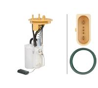 Hella Unidad de alimentación combustible 8TF 358 106-071 eléctrico 5 polos con junta y sensor de nivel