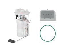 HELLA 8TF 358 106-861 Unidad de alimentación de combustible - eléctrico - 4polos - con junta/con sensor de nivel