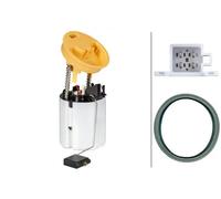 Hella Unidad alimentación combustible 8TF 358 146-361 eléctrico 4 polos con junta y sensor nivel