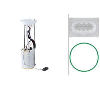 HELLA 8TF 358 305-031 Unidad de alimentación de combustible - eléctrico - 4polos - con sensor de nivel/con juntas