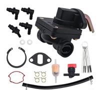 Bomba de combustible para motores K241 K301 K321 K341 | Sustituye a 4739319-S 4755901-S 4755903| Kit completo con accesorios, juntas de válvula, abrazaderas de filtro de línea y herramienta de