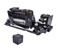 Bomba de compresor de suspensión neumática + Bloque de válvulas + relé - Compatible con 5er F07 GT 09-16, Touring F11 10-16, 7er F01 F02 F03 F04 08-15 37206784137 37206875176 37206789450 Huiruhy