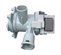Bomba de desagüe de repuesto para Electrolux para lavadoras aeg | Cubierta de filtro integrada para trampa de pelusas, construcción ABS, conjunto de bomba de agua gris