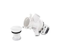 Bomba de Desagüe DL-pro para Beko Blomberg 2840940200 con Cabeza de Bomba y Colador para Lavadora