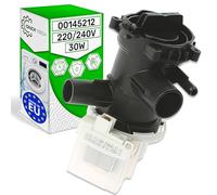 Bomba de Desagüe Lavadora 30W 00145212 145212 para Bosch para Siemens | iQ100 iQ300 iQ500 Avantixx Extraklasse Classixx VarioPerfect - Garantía de 5 Años - MADE IN EU - ONIX TECH