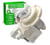 Bomba de Desagüe para Lavadora 30W 220/240V 50HZ 0,2A con Código Original 3788832 6239560 6239562 8760859 para Miele - Garantía de 5 Años - ONIX TECH