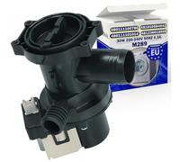 Bomba de Desagüe para Lavadora M289 30W 220-240V 50HZ 0,3A con Código Original 480111100786 481010584942 480111101014 481236018559 para Whirlpool - MADE IN EU - Garantía de 10 Años - MONTERAL