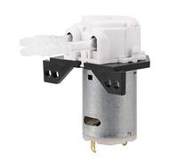 Bomba de dosificación perisáltica CC 12 V/24 V-Cabezal de tubo peristático para análisis químico de laboratorio de acuario (blanco12 V, 3 x 5)