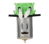 Bomba de dosificación peristáltica, bomba de líquido peristáltico 12v autocebante de alto flujo para análisis químico de laboratorio de acuario(Verde)