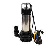 Bomba de elevación de aguas cargadas,1,5kW 220V bomba de heces industrial bomba de aguas residuales Cutter 36000L/h Para el bombeo de aguas sucias, piscinas, bodegas, tanques sépticos.