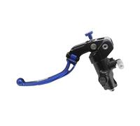 Bomba de embrague forjada 16 x 16 con carcasa de bomba anodizada negra, palanca azul larga (botón + palanca) para Ducati Scrambler Classic de 2015 a 2018, CC 800