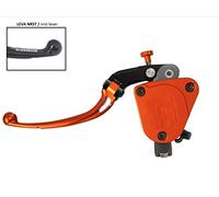 Bomba de embrague forjada, 19 x 20 cm, con bandeja integrada, palanca articulada larga naranja (omello+palanca) para MV Agusta F3 675 de 2011 a 2022, CC 675